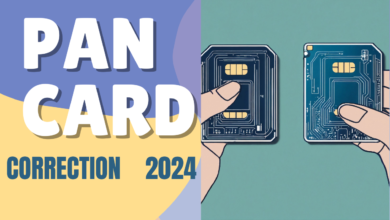 PAN card correction 2024